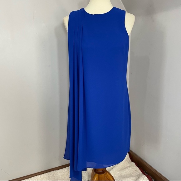 Badgley Mischka Dresses & Skirts - NWT Badgley Mischka blue midi evening cocktail gown flowy formal shift dress